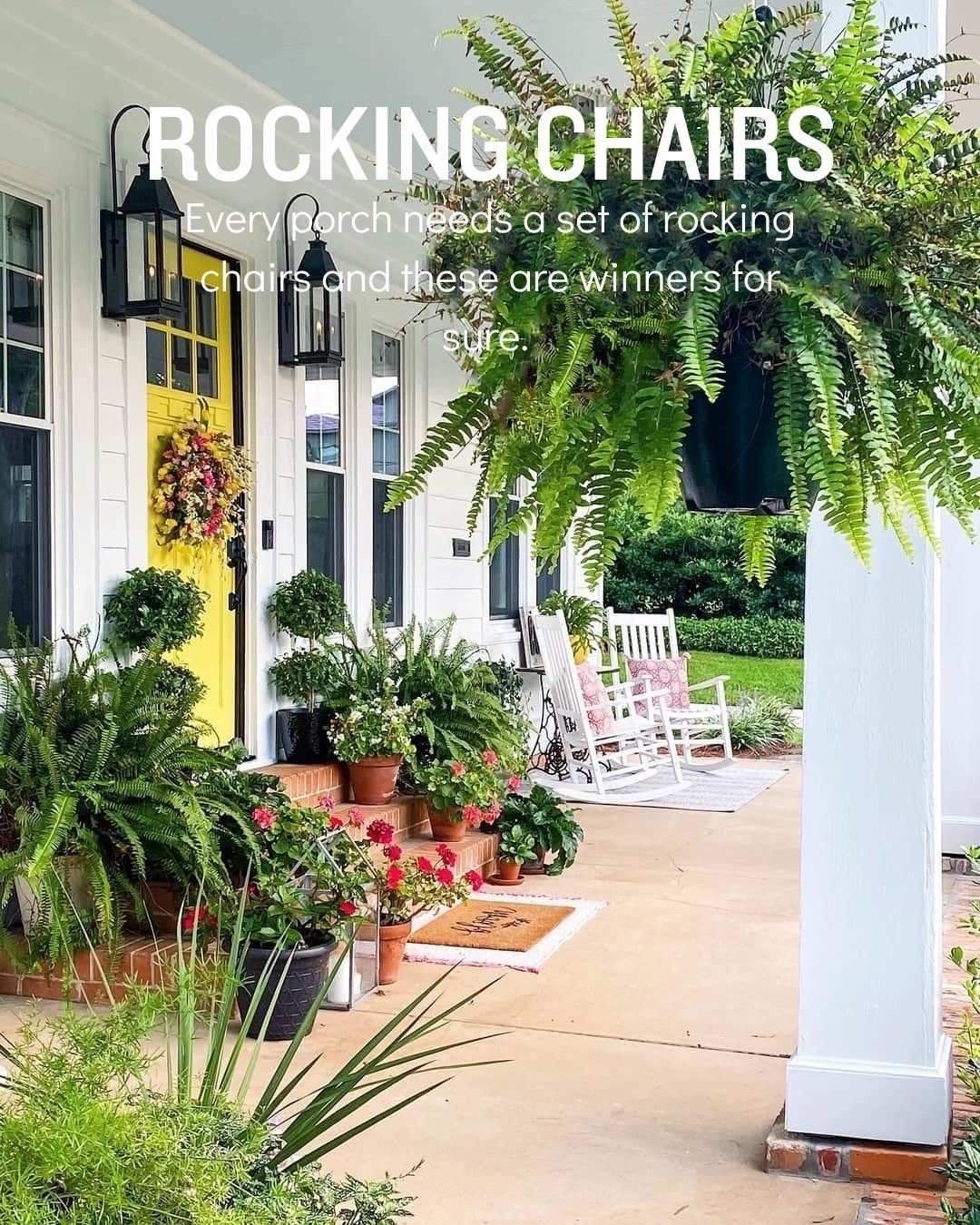 Every porch needs a set of rocking chairs. These are winners for sure. 

Amazon, Amazon finds, Amazon home, home finds, prime days, big deal days, Amazon prime days, home deals, home steals, kitchen, kitchen deals, home hacks

#LTKOver40 #LTKHome #LTKSaleAlert