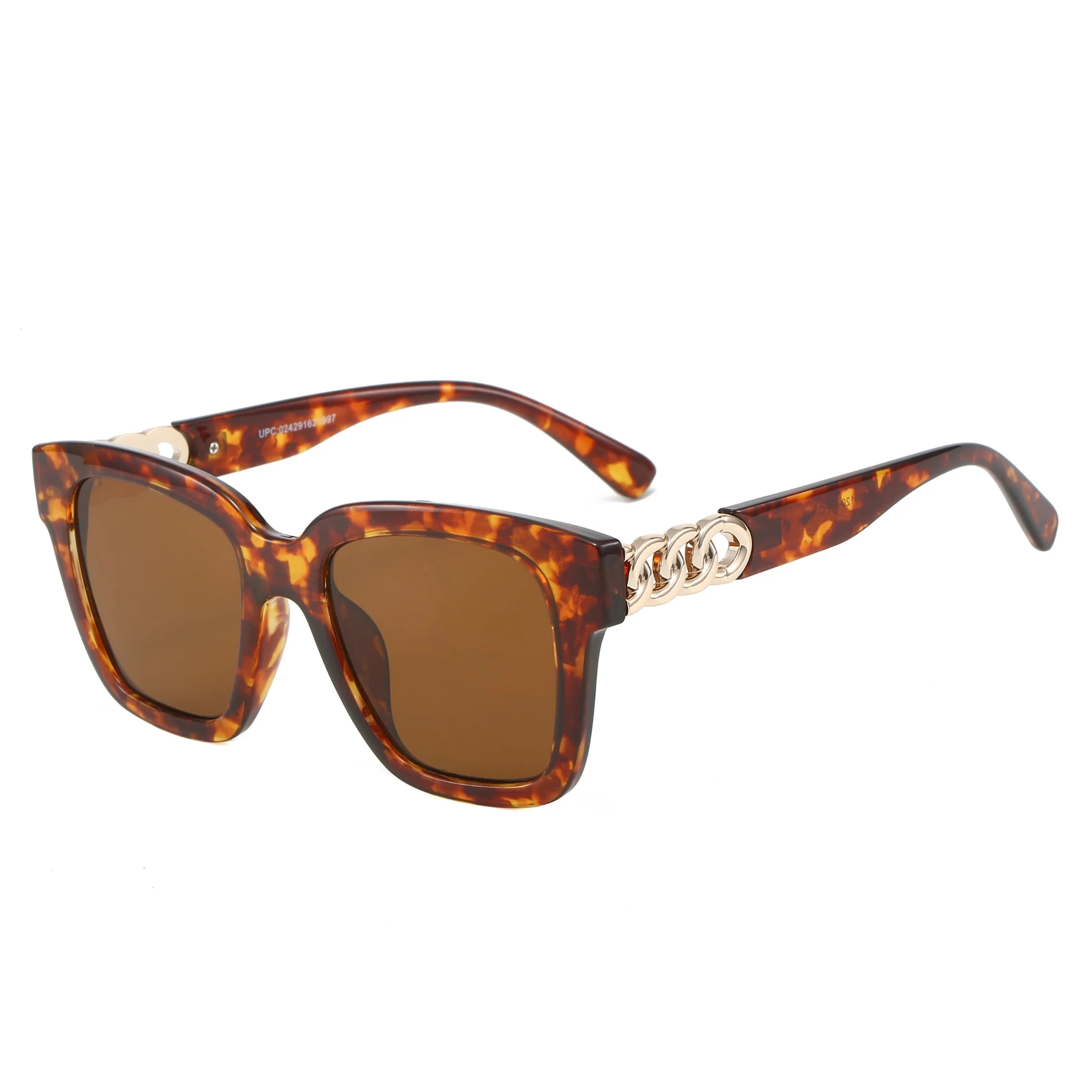 Piranha Eyewear Moore Oversize Square Women's Sunglasses - Demi Pattern | Walmart (US)