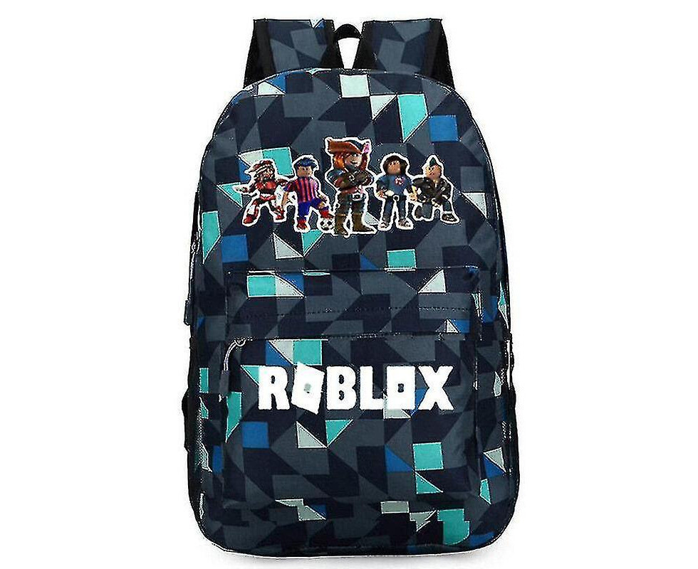 (5 Figure) Roblox Backpack Kids School Bag Boy Handbag Travel | Catch.com.au