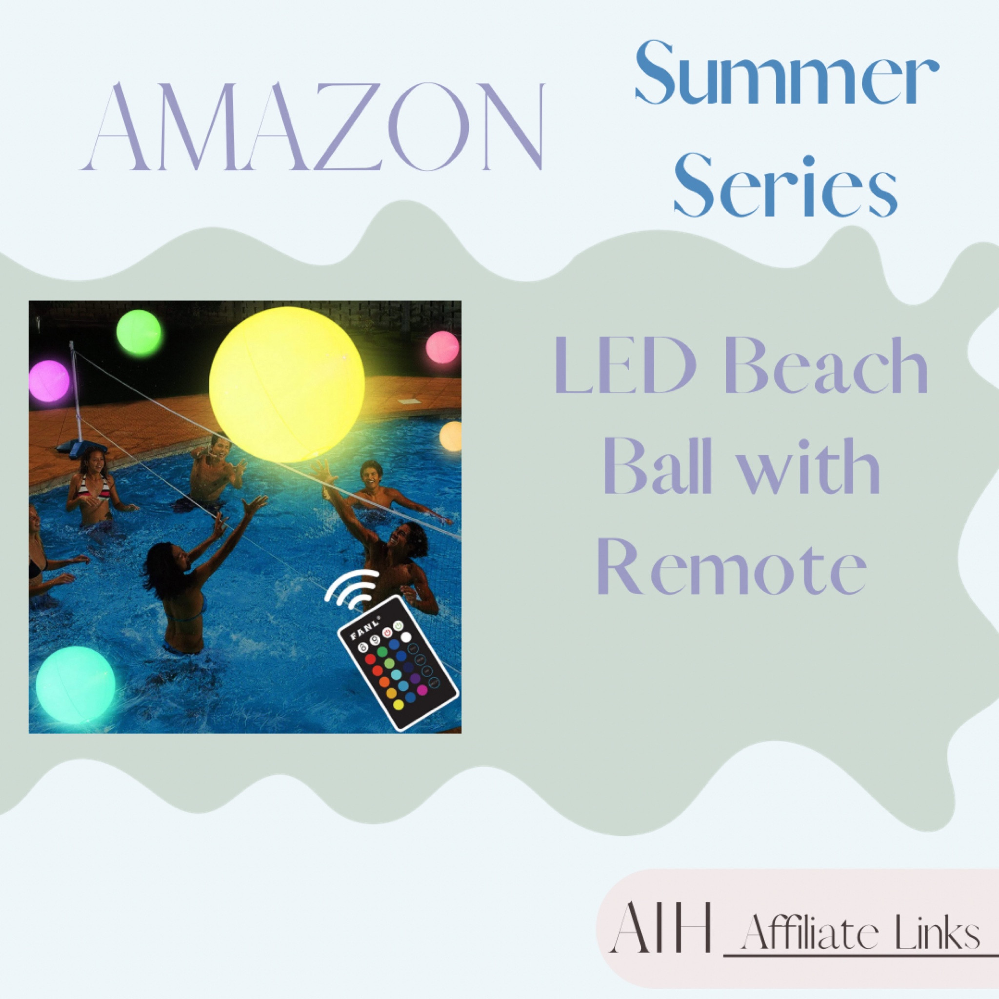 Amazon Summer Series! 

LED beach ball with remote, pool toys


#LTKswim #LTKFind #LTKunder50