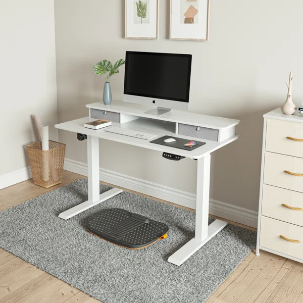 Elluth Height Adjustable Standing Desk | Wayfair North America