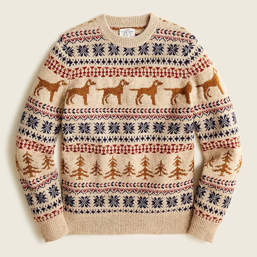 Fair Isle sweater in wool blend | J.Crew US
