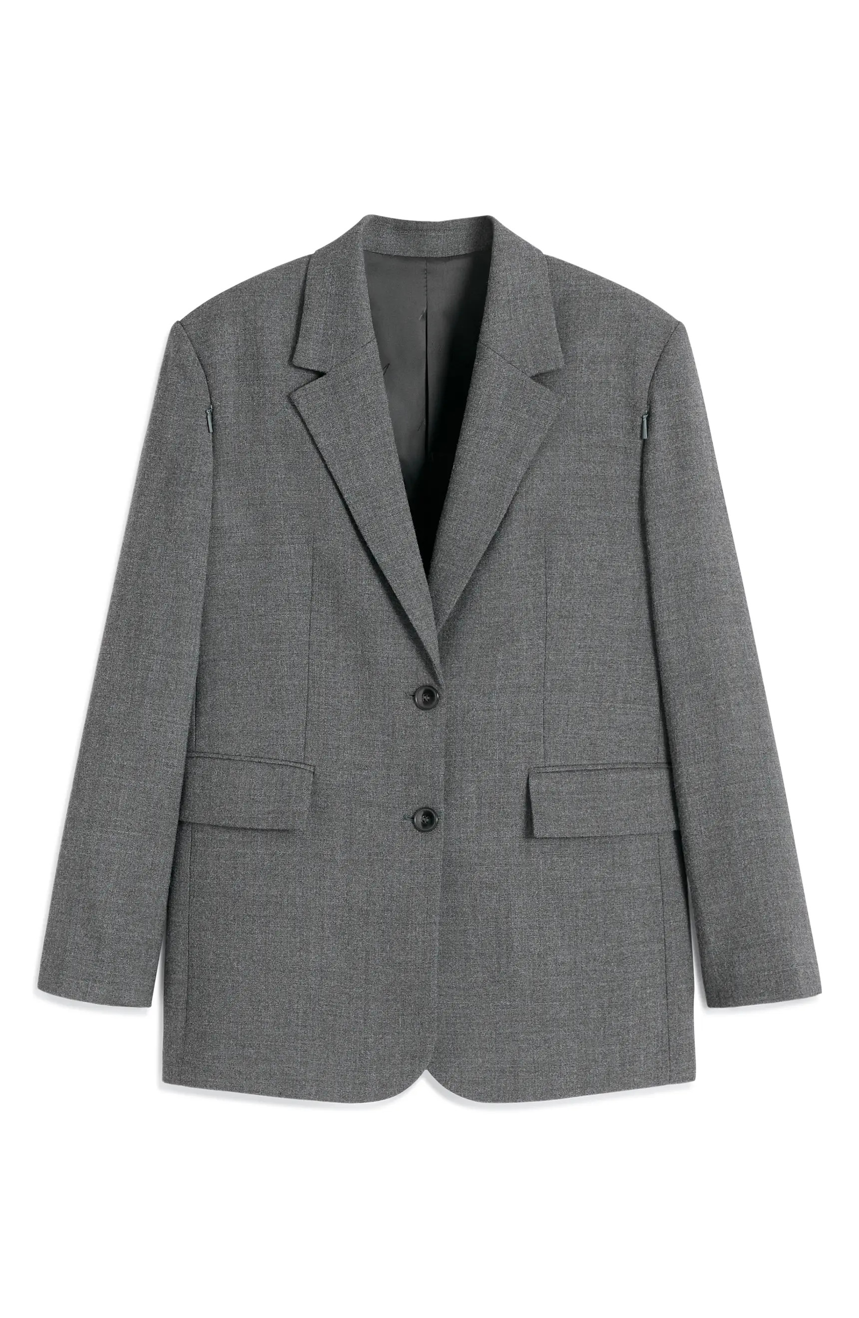 MANGO Zip Sleeve Blazer | Nordstrom | Nordstrom