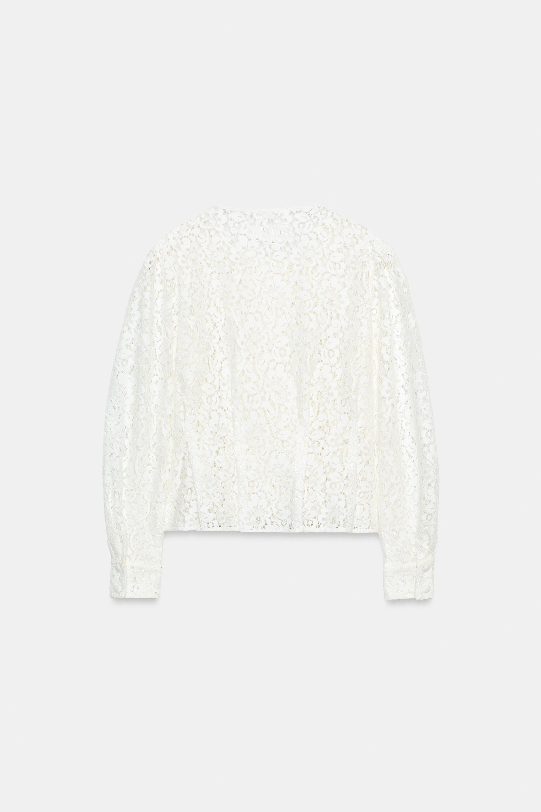 WICKELJACKE MIT SPITZE | Zara DE
