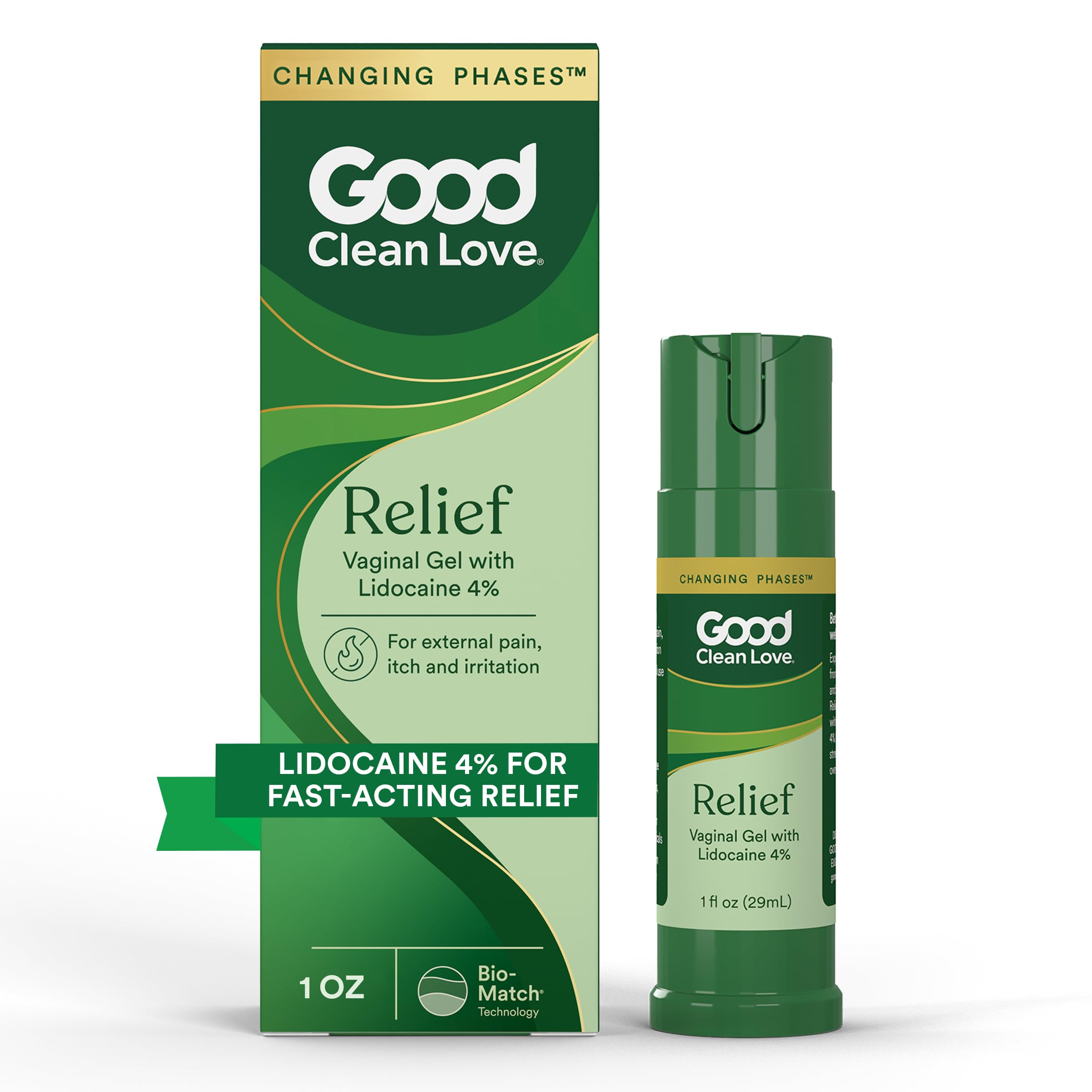 Good Clean Love Vaginal Pain & Itch Relief Gel with Lidocaine 4%, Fast-Acting Feminine Care & Rel... | Amazon (US)
