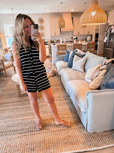Thursday OOTD 🖤

Wearing a small in this black and white striped set from Amazon! Paired it with my favorite slide sandals! 

#LTKSeasonal #LTKFindsUnder50 #LTKStyleTip