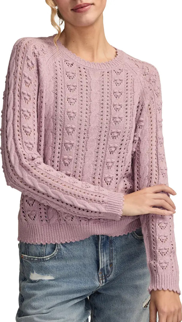 Lucky Brand Pointelle Sweater | Nordstrom | Nordstrom