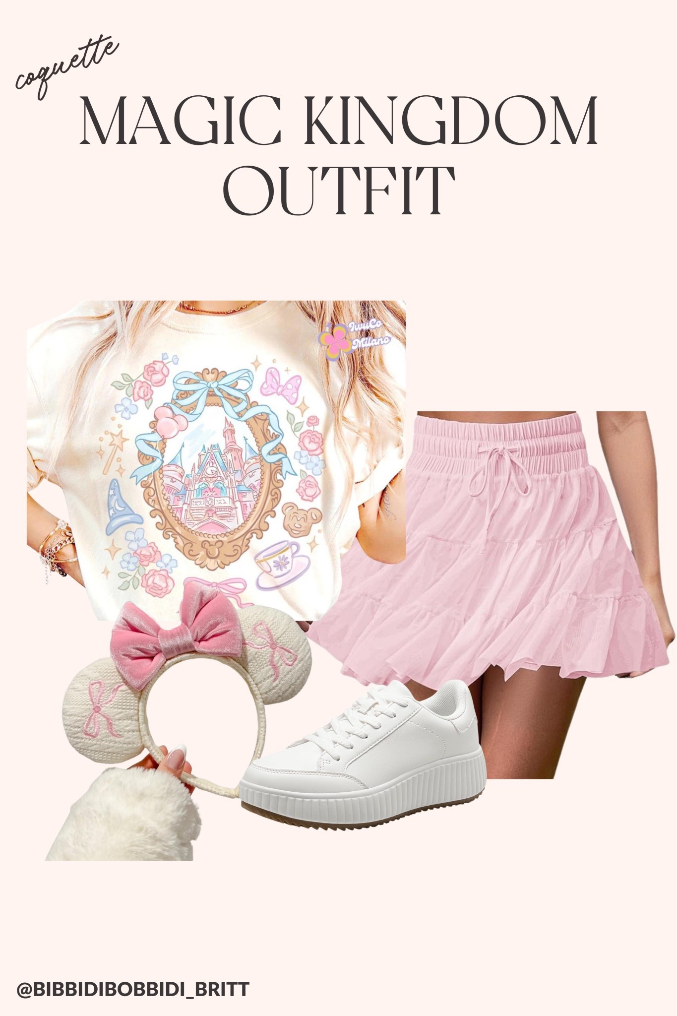 ✨ Coquette at the Castle ✨
This dreamy Magic Kingdom outfit is giving fairycore meets park comfort.
From the frilly pink skirt to the bow-topped ears, this look is perfect for castle photos, rides, and all the snacks 🍭🎀
Tap to shop the full outfit — all pieces under $50!
#LTKtravel #DisneyStyle #MagicKingdomLook #LTKunder50 #DisneyOutfit 

#LTKFindsUnder50 #LTKTravel