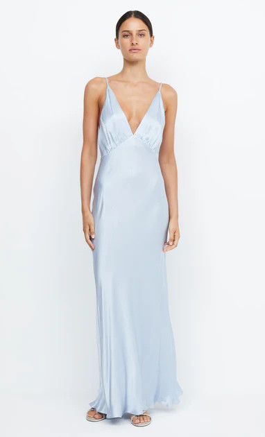 MOON DANCE V MAXI DRESS - DUSTY BLUE | Bec & Bridge (Global)