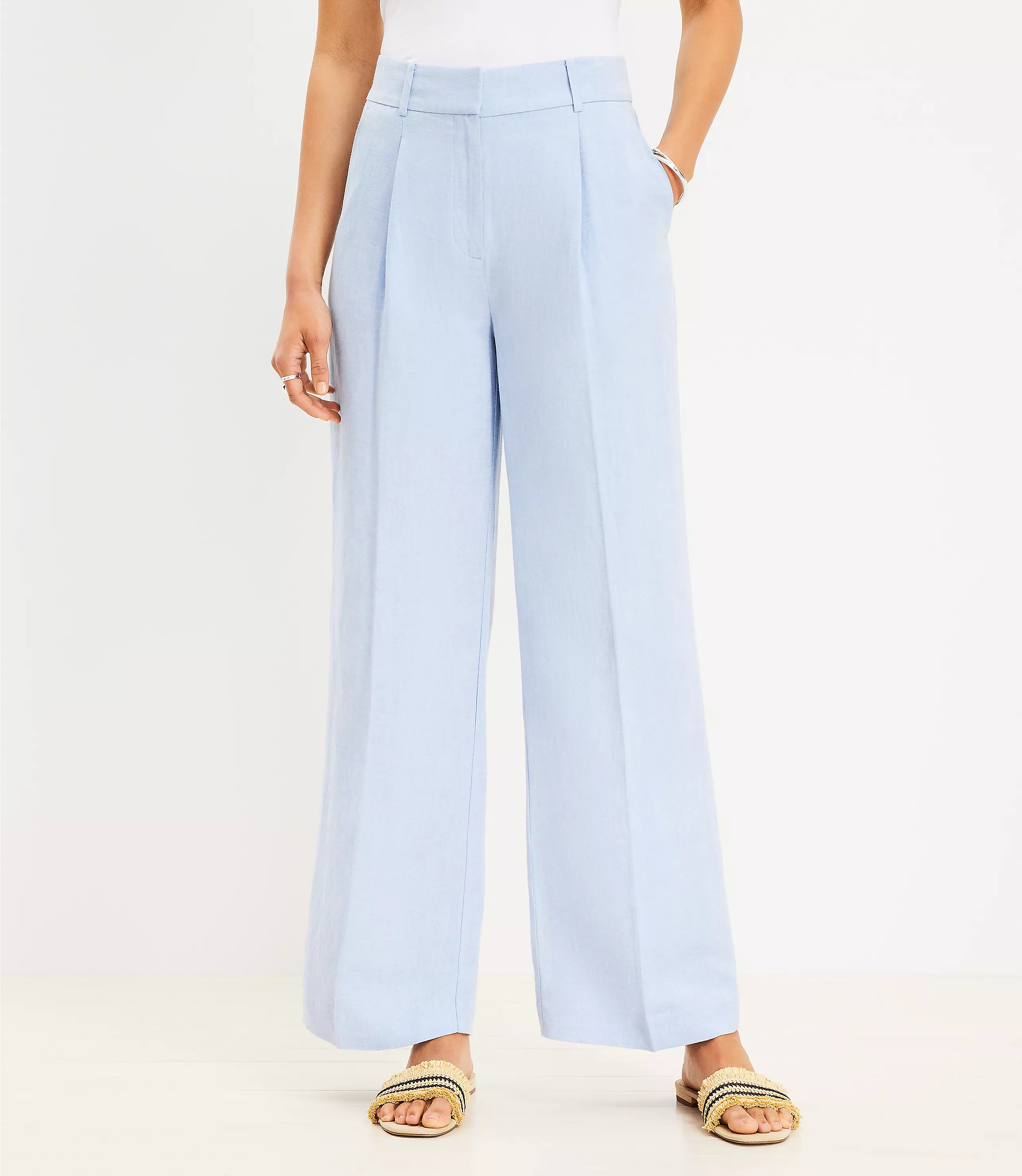 : Pale Blue Chambray | LOFT