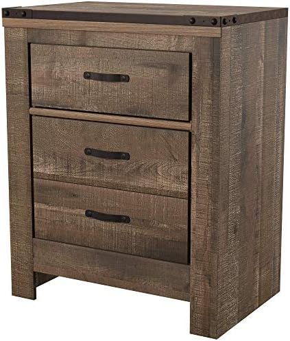 Signature Design by Ashley Furniture Signature Design - Trinell Nightstand - Brown | Amazon (US)