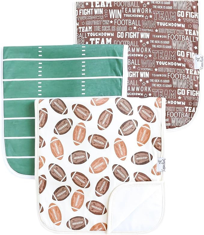 Copper Pearl Premium Baby Burp Cloths - 3-Pack Large Cotton Burp Cloths, Extra Soft Spit Up Rags ... | Amazon (US)