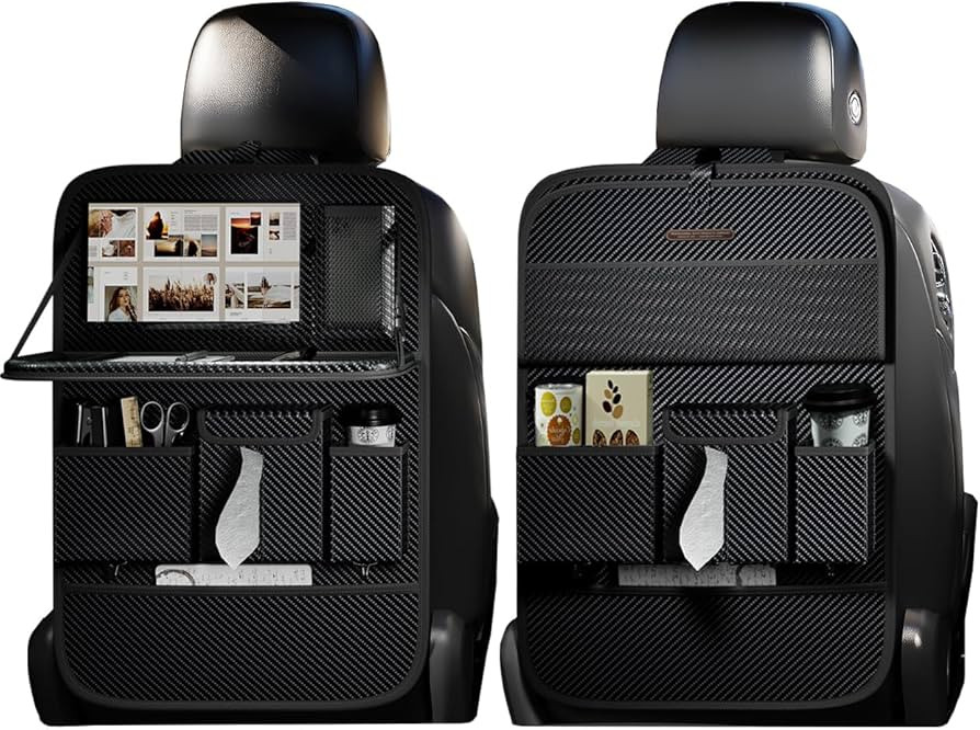 Car Seat Organizers,Multi-functional Back Seat Protectors, Storage Pouches, and Tray Holders (for... | Amazon (US)