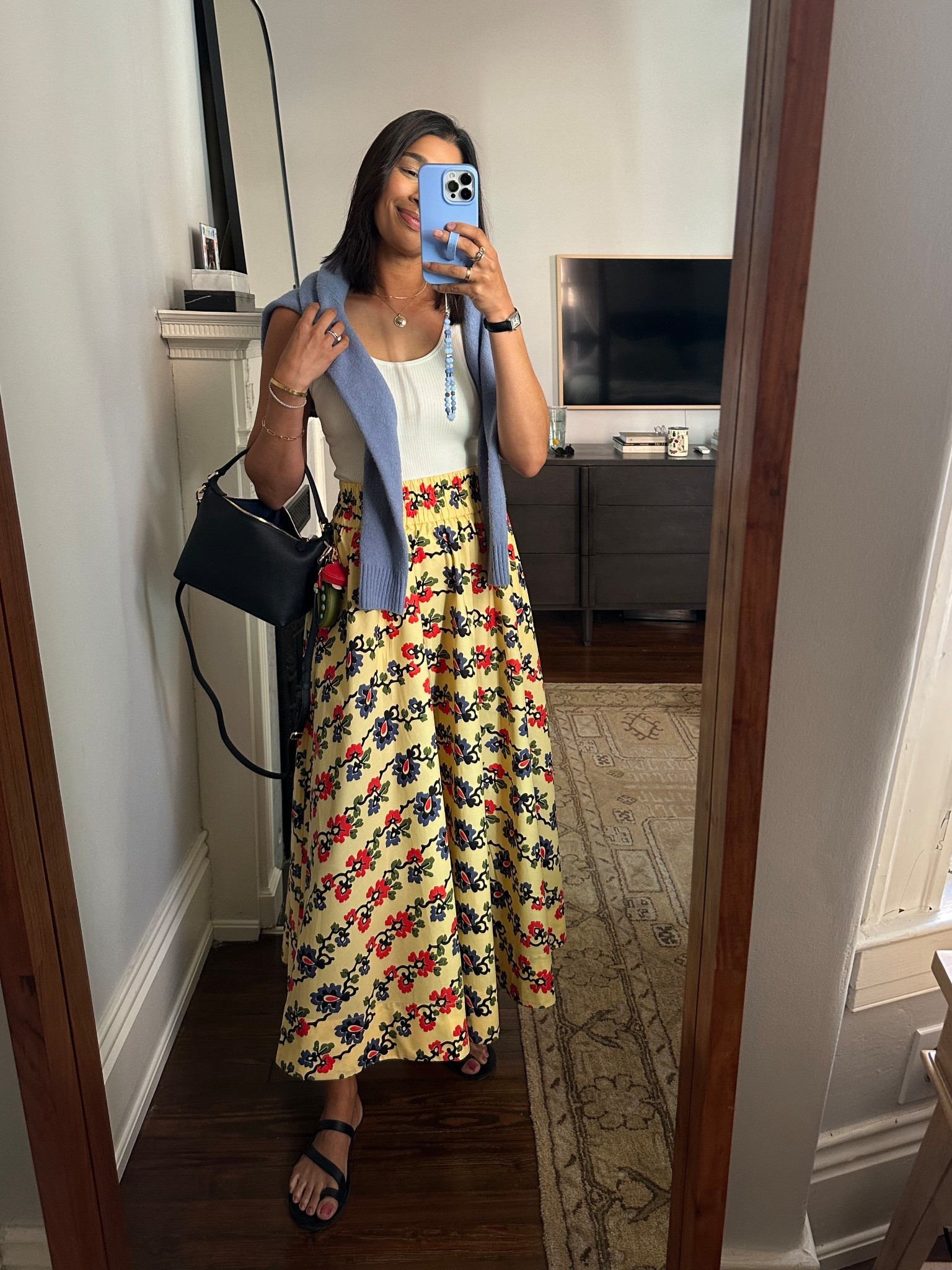 Skirt runs roomy- in a small but had waist tailored  

#LTKootd #LTKmomlife #LTKOver40