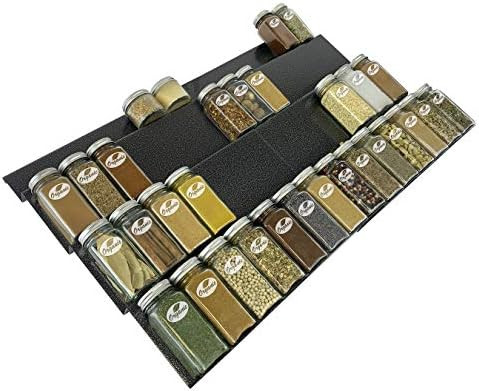 LYNK PROFESSIONAL® Expandable Organizer - Heavy Gauge Steel 4 Tier Spice Rack Insert Tray for Sp... | Amazon (US)