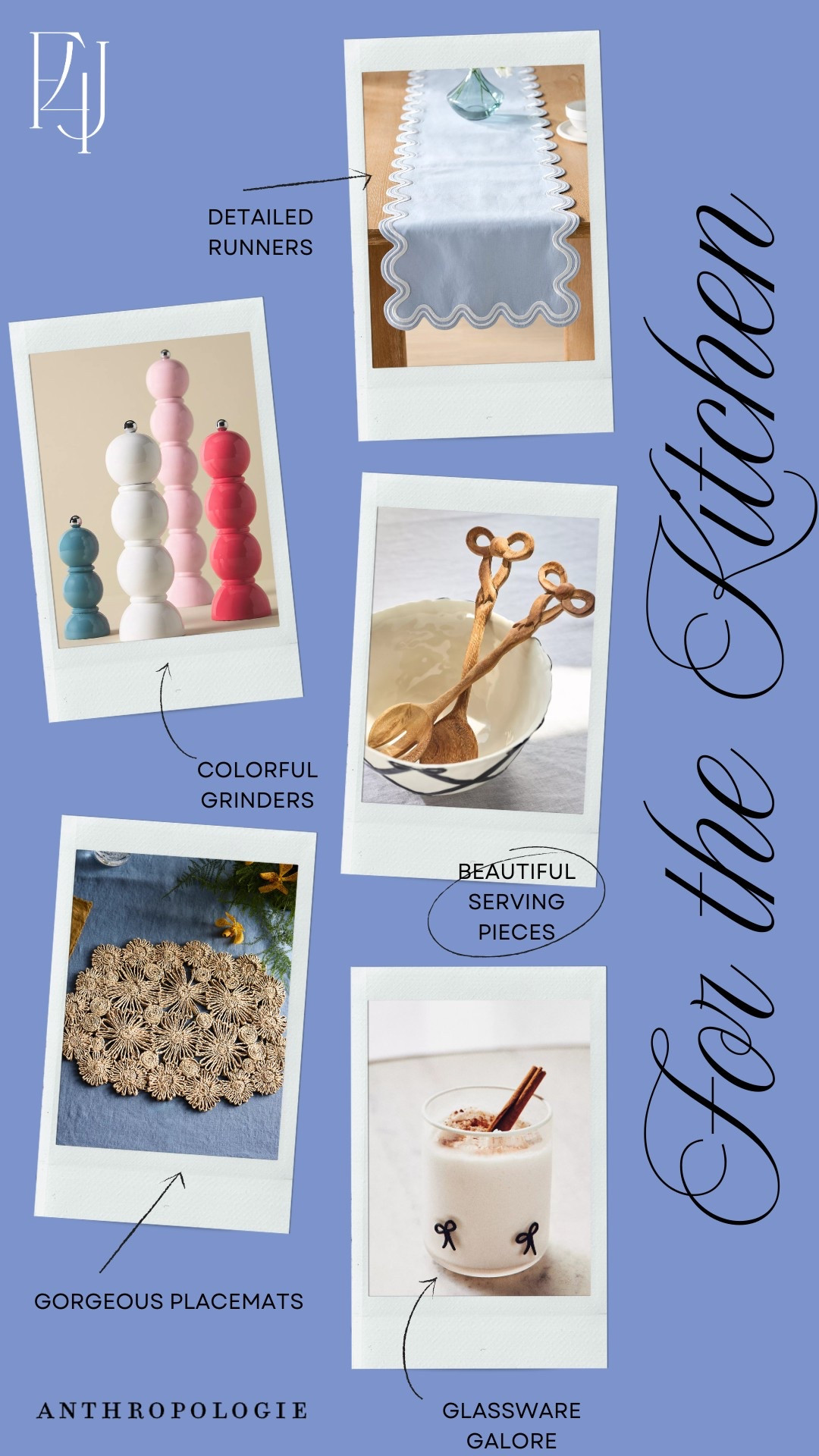 Anthropologie inspires me everyday with ways to add a little pop of fun in the kitchen! And, through March 10th, your kitchen can get an even bigger boost with 20% off orders of $100+. Use code "Anthro20" at checkout!

Fit4Janine, Kitchen, Home

#LTKHome #LTKSaleAlert #LTKSeasonal