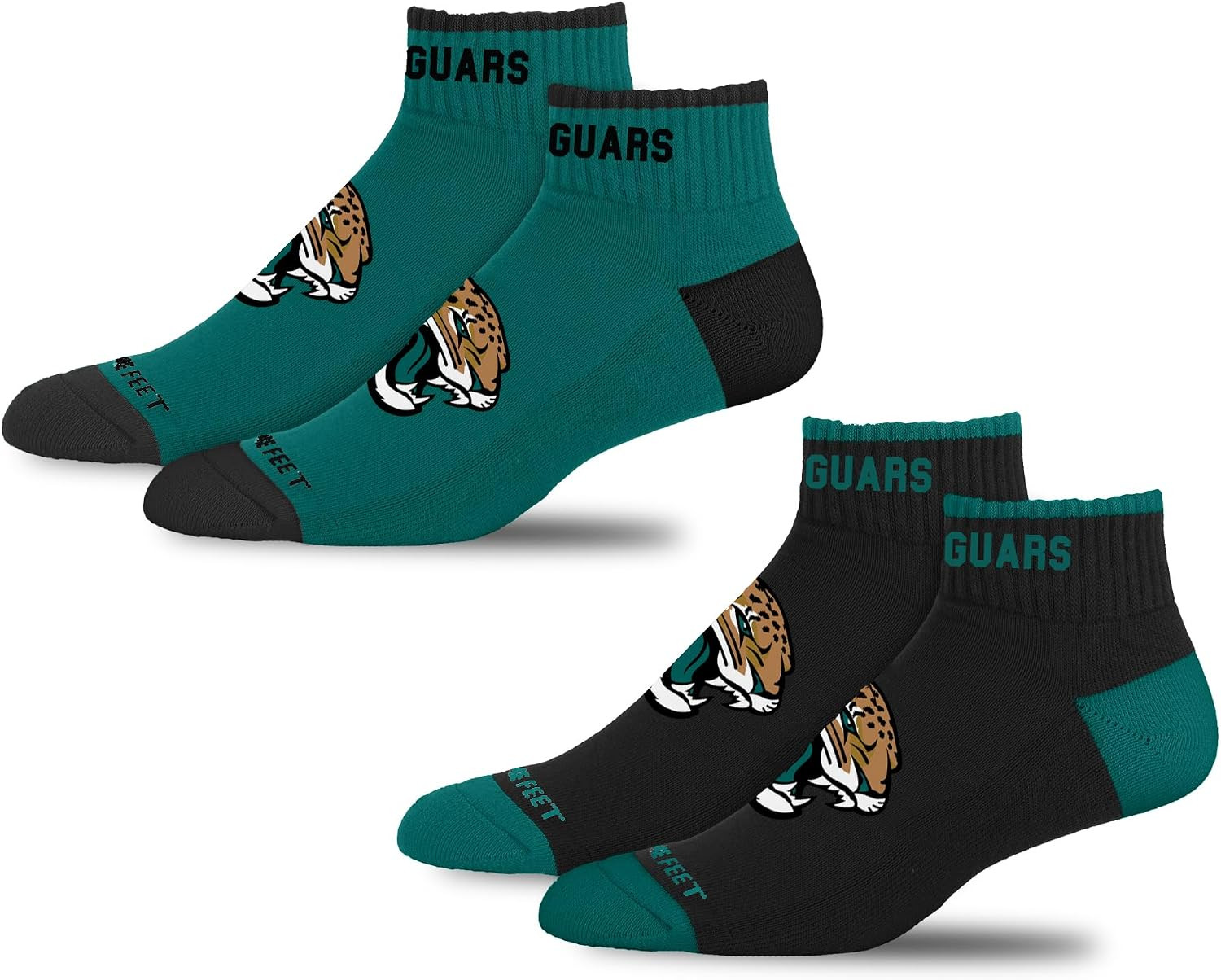 For Bare Feet NFL Unisex Front and Center 2 Pack Team Colors | Amazon (US)