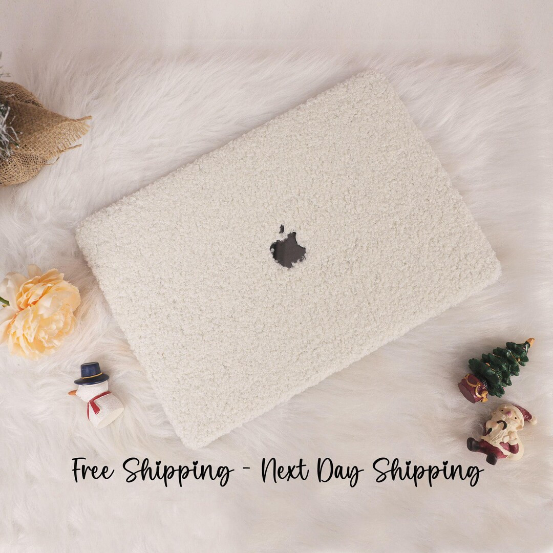 White Fluffy Teddy MacBook Case Fit Mac Air 13 A2681/pro 13/RITIAN 13/pro 14/air 15 A3114/pro 16,... | Etsy (US)