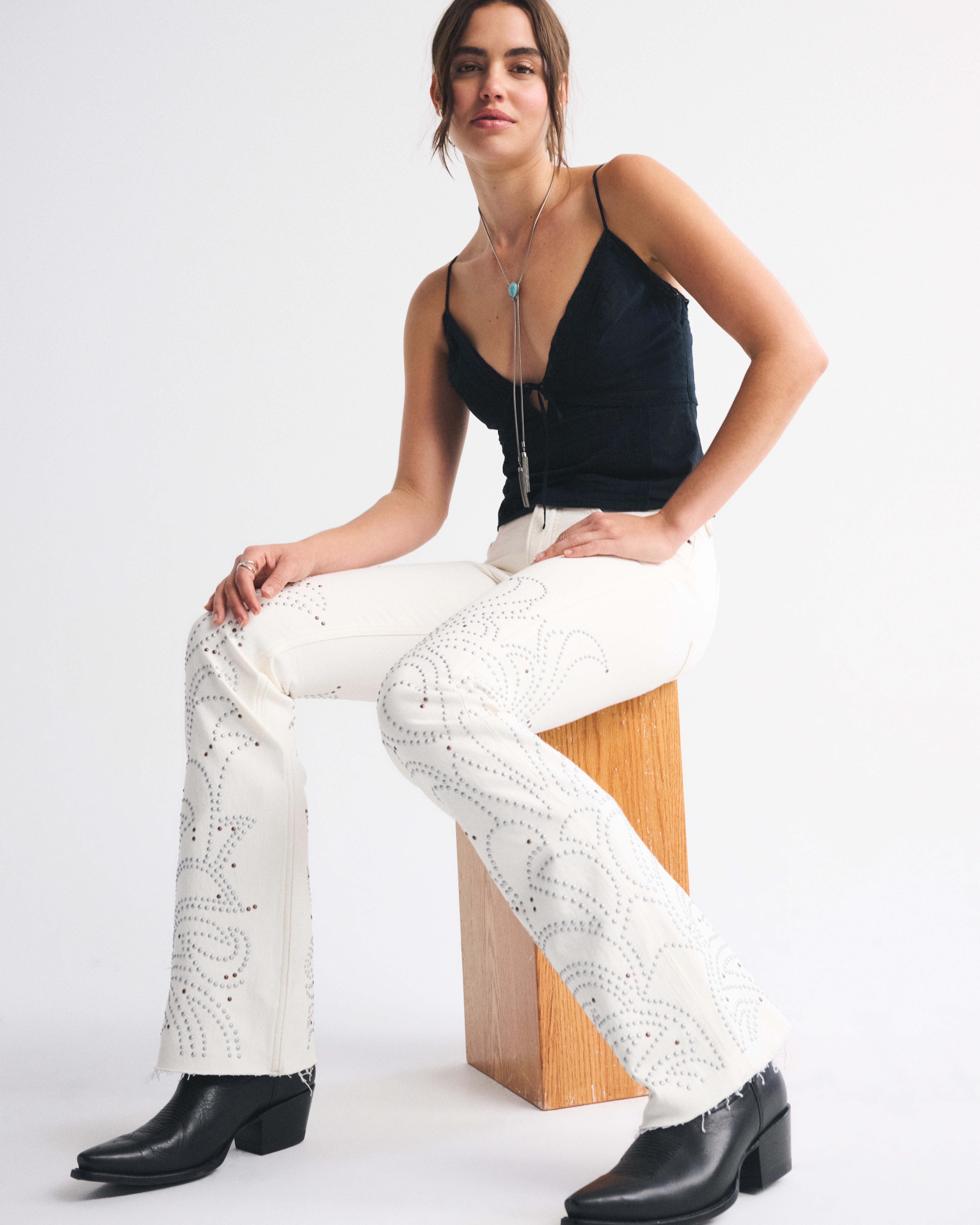 High Rise Bootcut Jean | Abercrombie & Fitch (US)