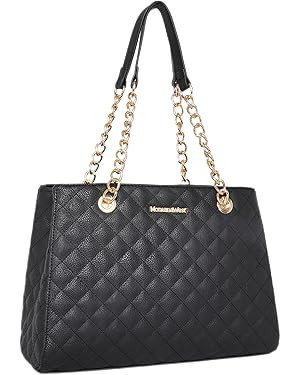 Montana West MEDIUM Chain Shoulder Bag for Women Hobo Handbags Tote Purse | Amazon (US)