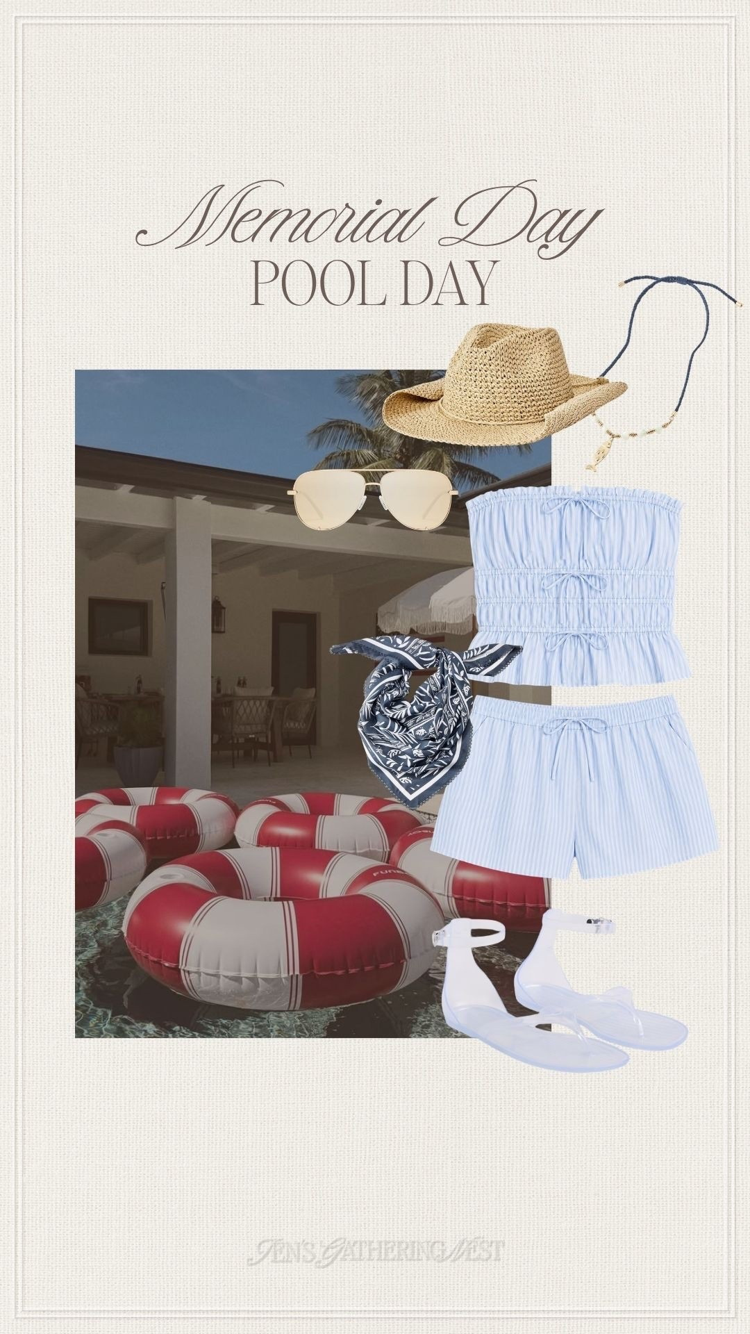 Memorial Day OOTD 🇺🇸 

#summerlooks #summerootd #mdw #memorialday #fourthofjuly #target #targetpartner #targetfind #summerset #jellysandals #fishnecklace #sunnies

#LTKSwim #LTKSeasonal #LTKSaleAlert