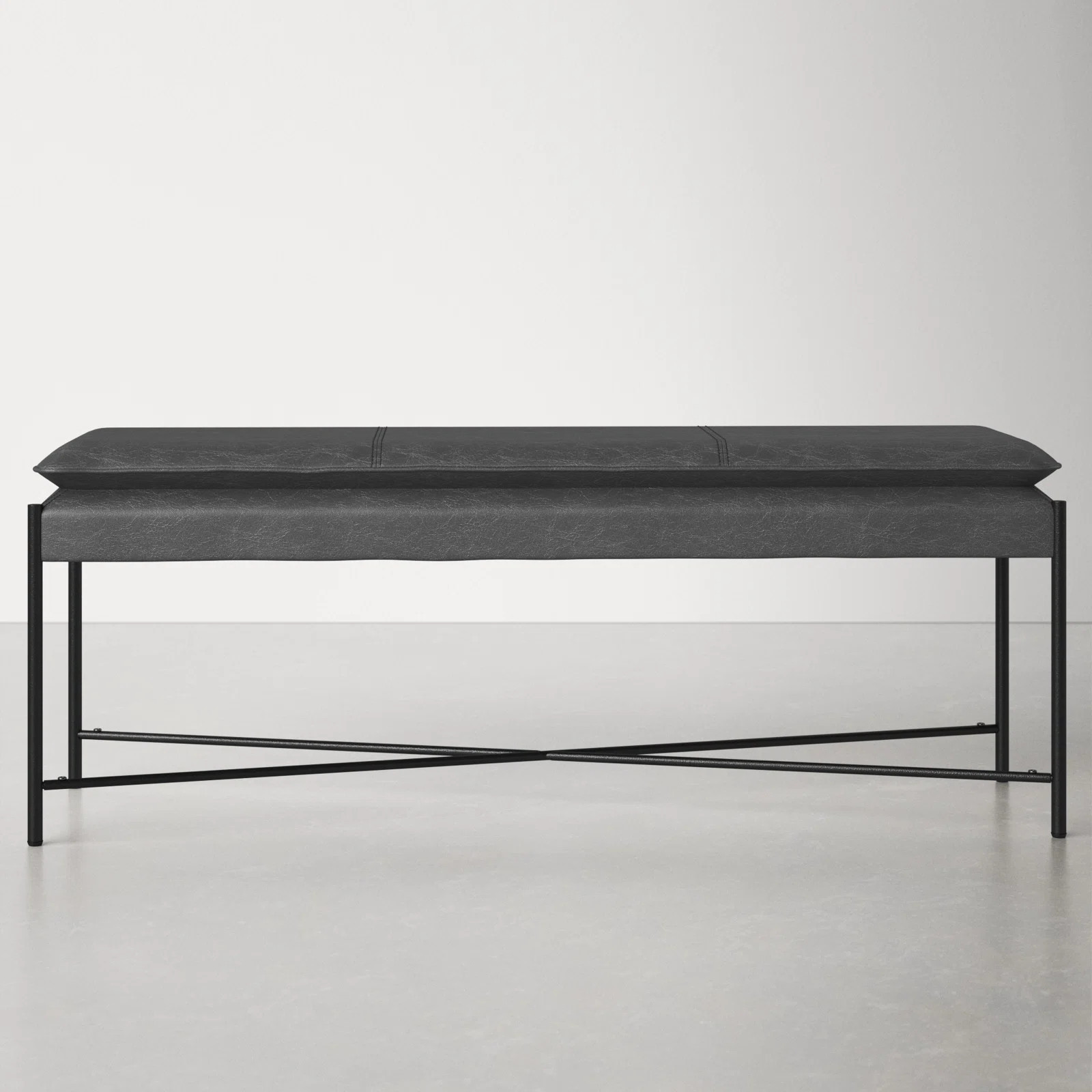 Braylon Leather Bench | Wayfair North America