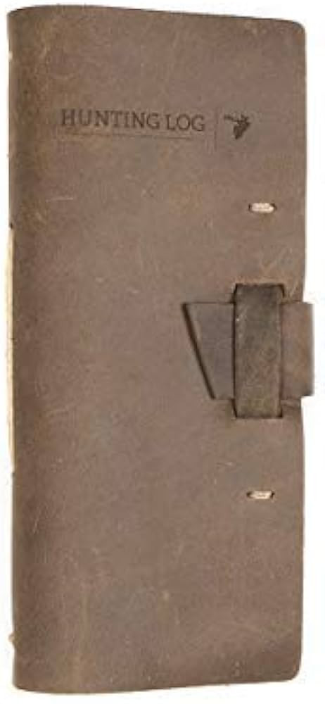 Rustico Handmade In USA Leather Hunting Log Book Designed for Hunters, Record Hunts for All Speci... | Amazon (US)