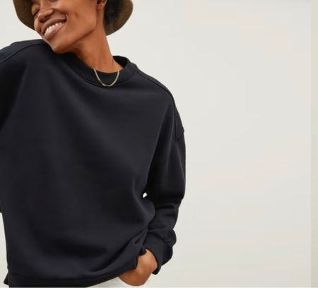 My favorite Black Friday items from
 Everlane. 

I own each of these and love them! 

Jeans - slouchy fit but get true size

Half zip and sweatshirt - go one size up for an oversized look 

Sweater - size down 

Fitted white tee - true to size 

Dress - true to size or one size up for a little more length 

Backpack - you’ll love!