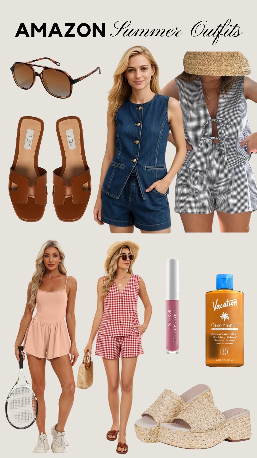 Amazon Summer Outfits // Amazon Vacation // Summer Fashion // Summer Sets // Amazon Beauty 

#LTKSwim #LTKStyleTip #LTKTravel