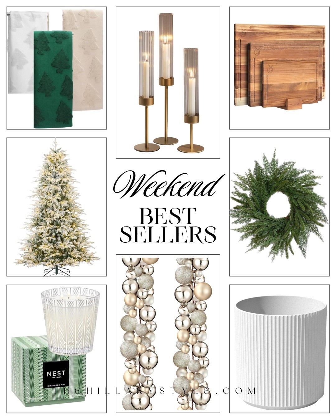 WEEKEND BEST SELLERS 🤍✨
Holiday hosting staples + cozy seasonal decor everyone is loving right now. Flocked trees, luxe candles, garlands, wreaths, and those little home upgrades that make everything feel more elevated for winter 🤍

#LTKHoliday #LTKSeasonal #LTKHome