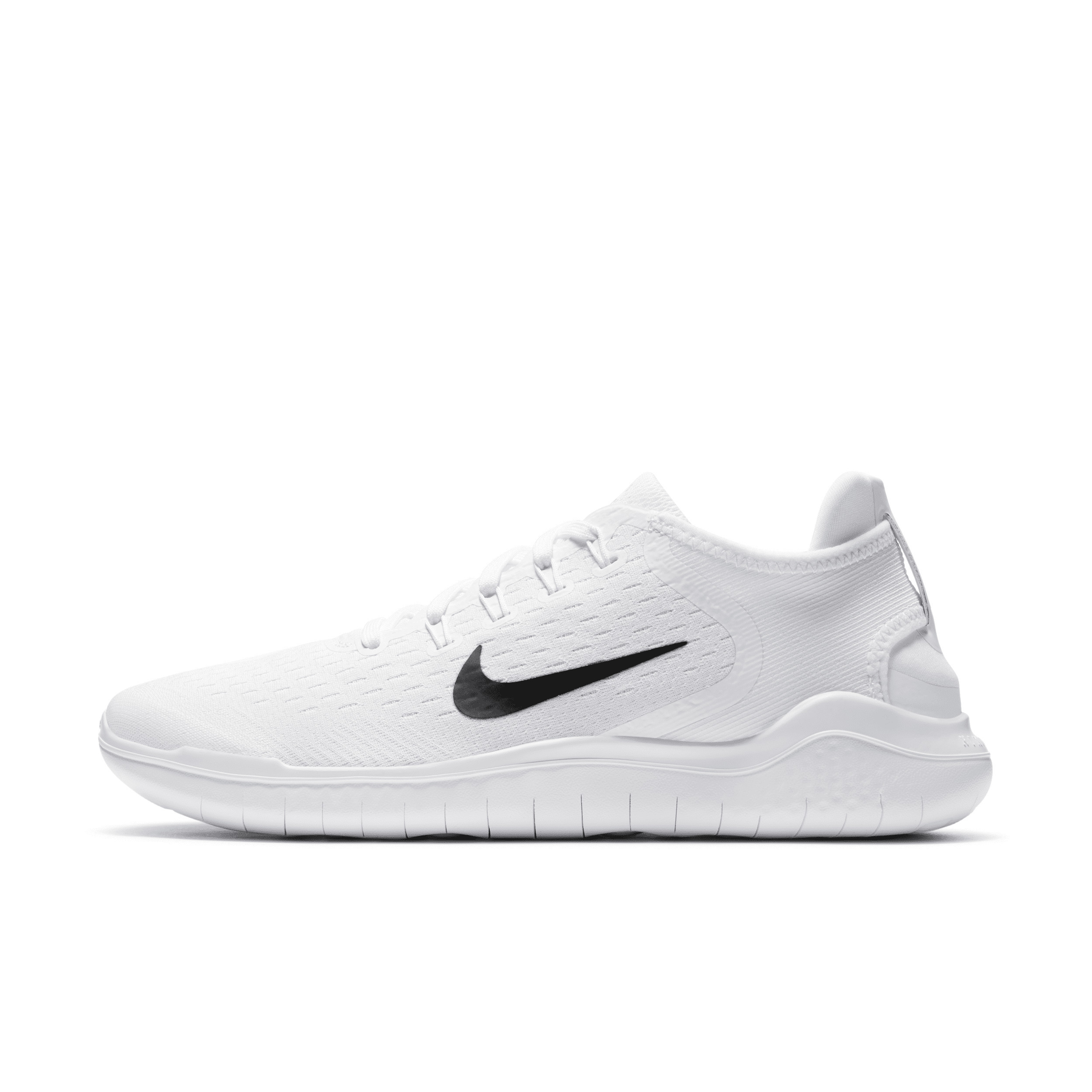 Nike Men's Free Run 2018 Road Running Shoes in White | 942836-100 | Nike (US)