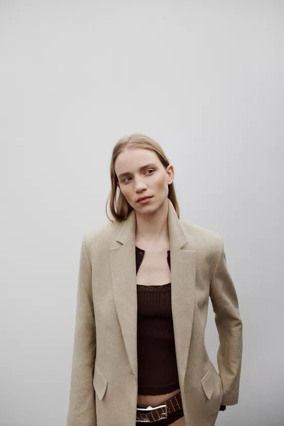 MULTI-STUD LEATHER BELT | Zara US