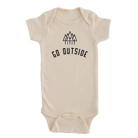 Go Outside Organic Organic Baby Bodysuit by Nature Supply Co | Etsy (US)