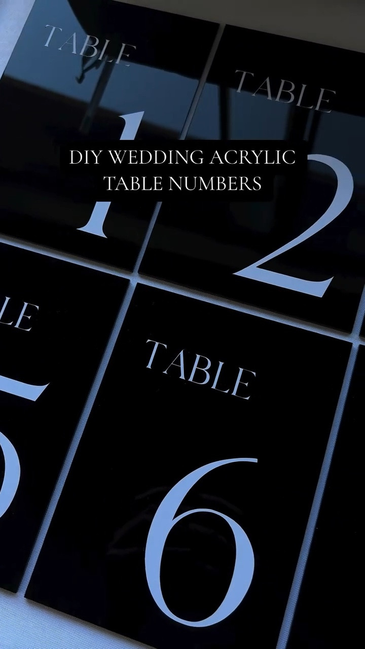 DIY wedding table numbers #weddingplanning #weddingdiy #diybride #tablenumbers #weddingtablenumbers