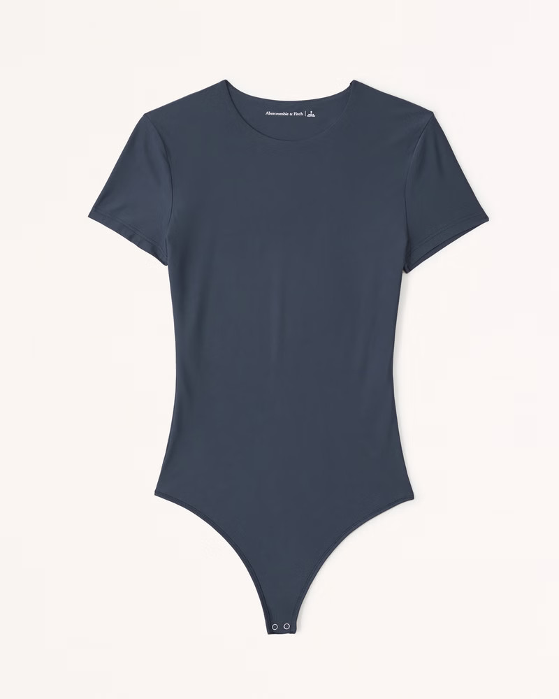 Soft Matte Seamless Tee Bodysuit | Abercrombie & Fitch (US)