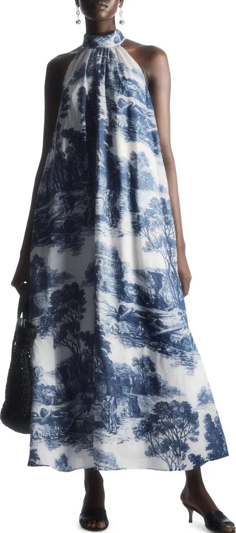 Print Maxi Swing Dress | Nordstrom