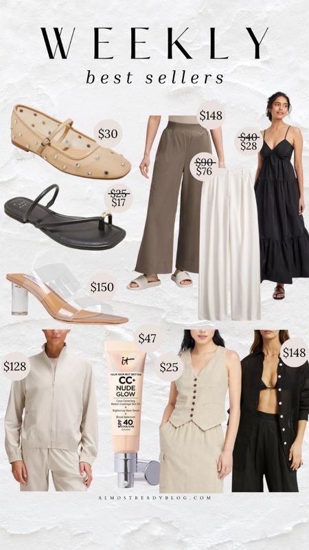 Weekly best sellers, mary jane flats, sandals, black maxi dress, vest for women, dress pants, clear sandals 

#LTKfindsunder50 #LTKfindsunder100