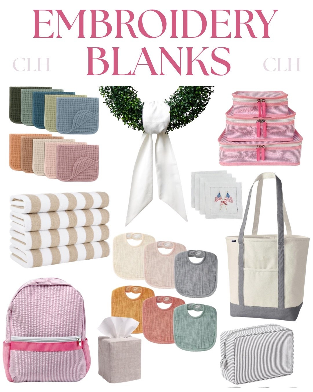 Embroidery blanks, blank items to embroider, embroidery, blanks, embroider wreath, embroidery gift, embroidery gifting,  embroidery gift ideas, embroidery blanks for baby, embroidery baby blanks, embroidery toddler blanks, embroidery blanks for toddler, embroidery gifts, blank items for embroidery, embroider, personalized gift ideas, personal gift ideas, gift items to embroider, personalized gift guide

#LTKOver40 #LTKHome #LTKdayinmylife