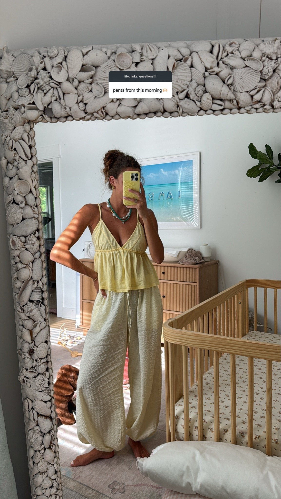 yellow summer fit💛 wearing size S top and bottom! 

yellow outfit, balloon pants, aerie finds, loungewear, travel day outfit, airport outfit, vacation outfit, seersucker, beach outfit, mom fashion

#LTKmomlife #LTKootd #LTKTravel