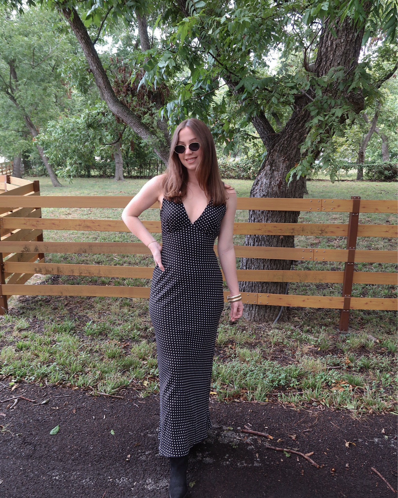 1/5 Fall outfits from the capsule 

how cute is this polka dot maxi! I’m wearing a size medium 🍁 I will also link the mini version 

#LTKStyleTip #LTKShoeCrush #LTKSeasonal