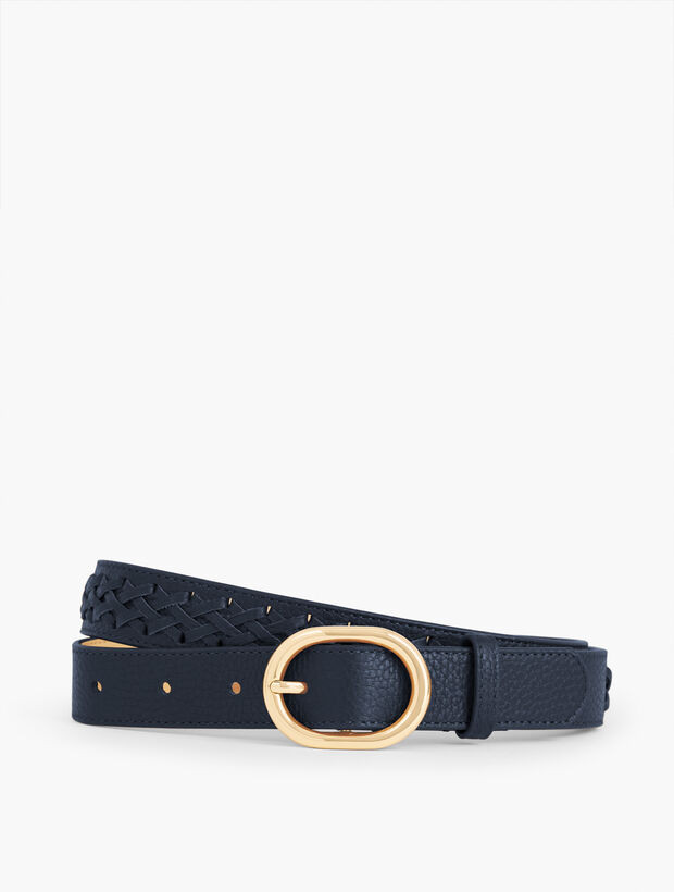 Braided Leather Belt | Talbots