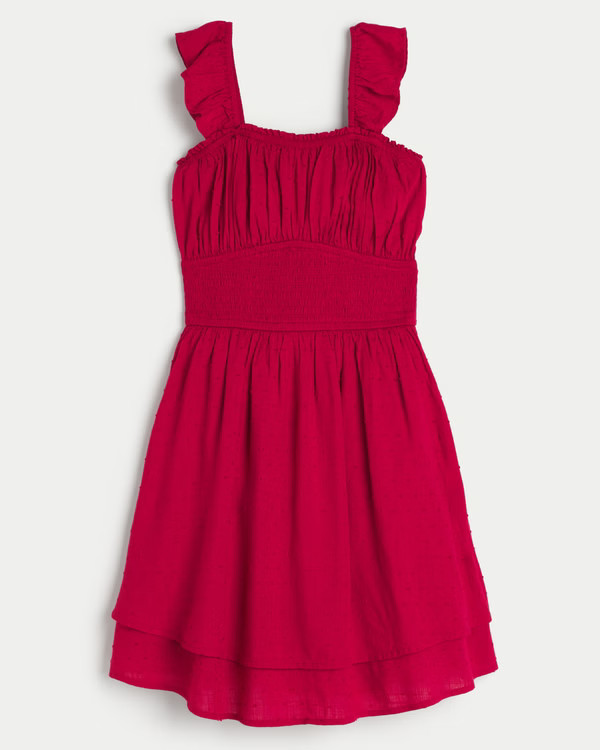 Women's Hollister Saidie Double-Tier Skort Dress | Women's Clearance | HollisterCo.com | Hollister (US)