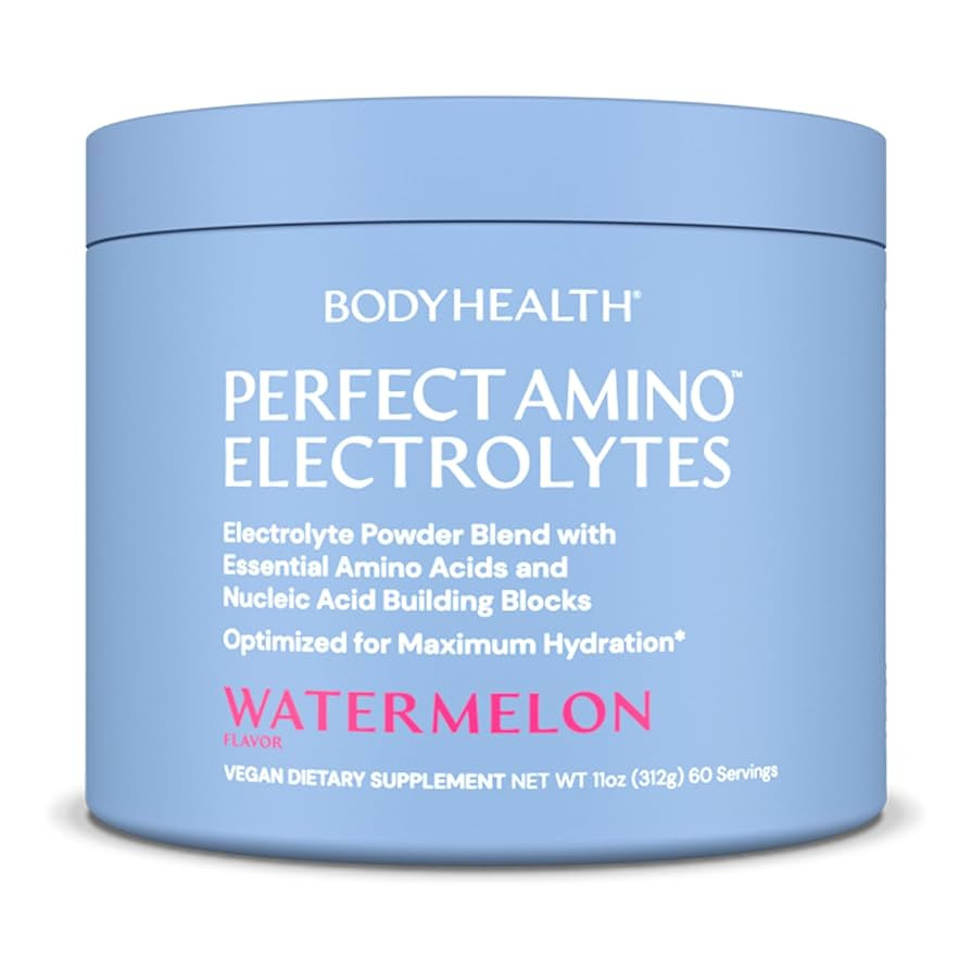 BodyHealth PerfectAmino Electrolytes Powder No Sugar, Keto Sugar Free Fasting Electrolytes Drink ... | Amazon (US)