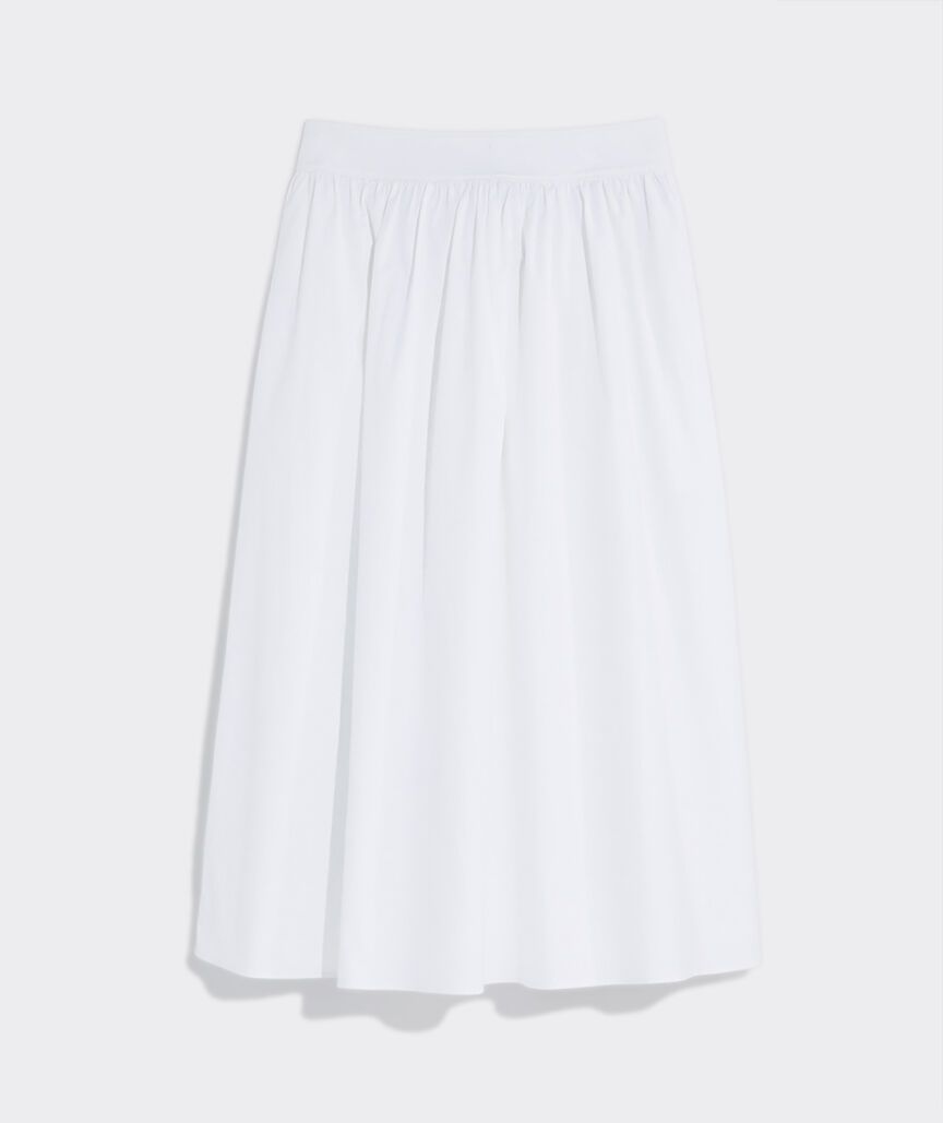 Poplin Midi Skirt | vineyard vines