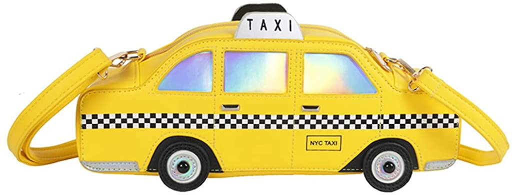 Sunwel Fashion 3D NYC Taxi Fun Crossbody Car Shaped Quicky Bag Shoulder Handbag Small Odd Purse f... | Amazon (US)