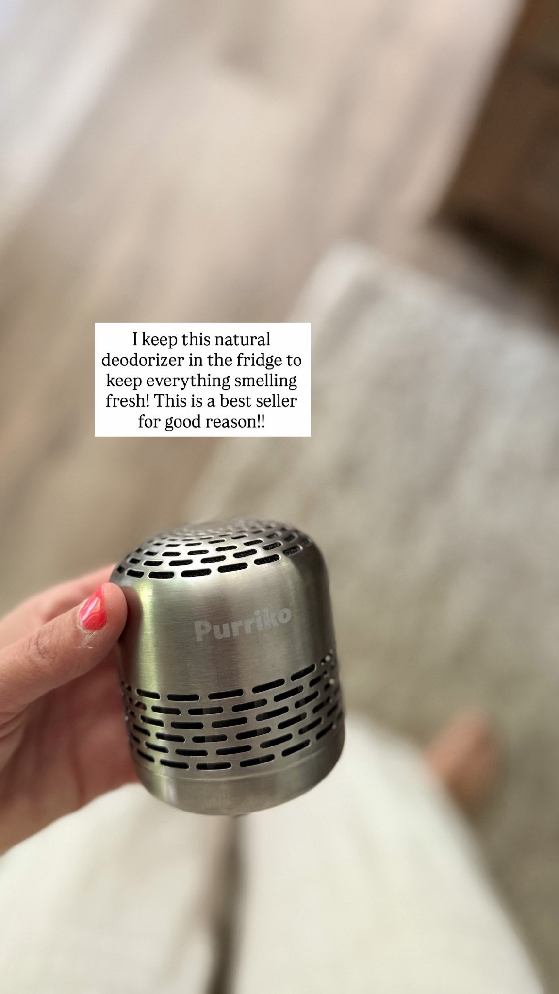 The deodorizer is super worth it!! keeps the fridge smelling fresh without taking up much space!