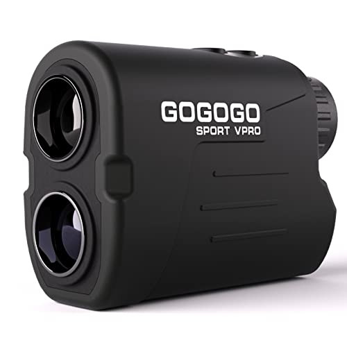 Gogogo Sport Vpro Laser Golf/Hunting Rangefinder, 6X Magnification Clear View 650/1200 Yards Laser Range Finder, Lightweight, Slope, Pin-Seeker & Flag-Lock & Vibration (650 Yard) | Amazon (US)