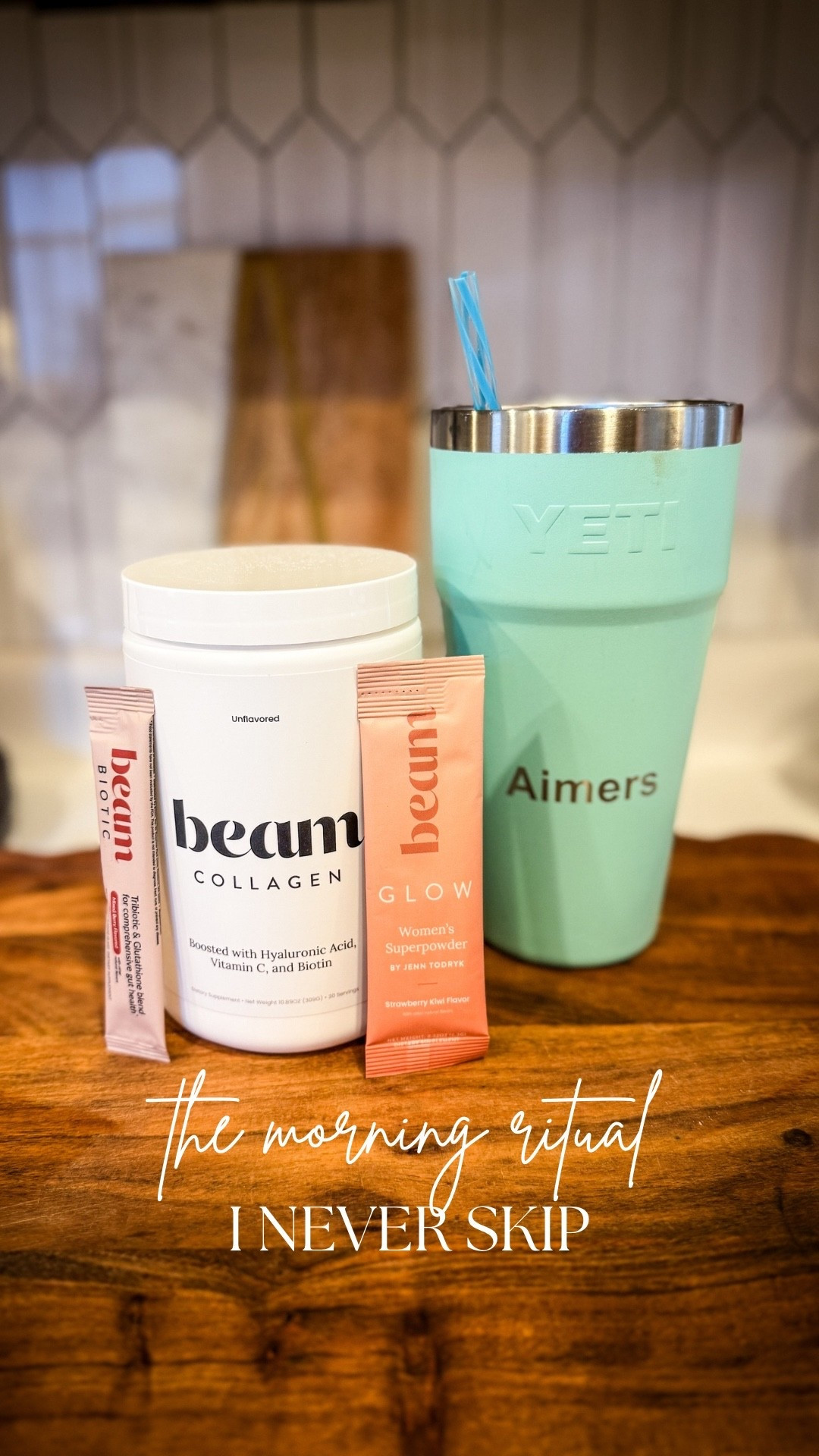 My morning ritual I never skip 🤍 Collagen + Glow + Biotic to support skin, gut, and overall wellness before the day even starts. Simple, consistent, effective ✨

Amie Pagan, Beam, 

#LTKselfcare #LTKBeauty #LTKmorningroutine