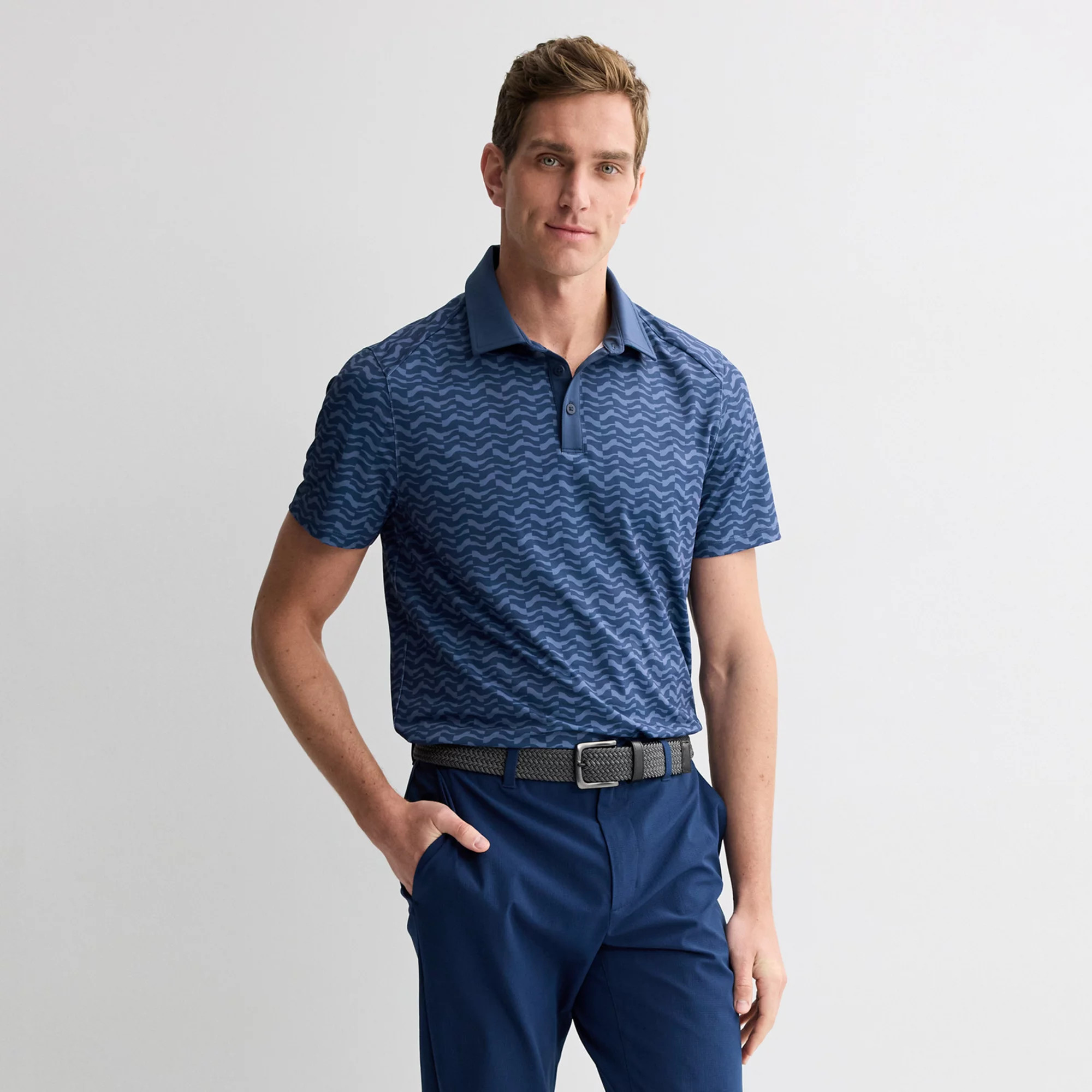 Men's FLX Printed Golf Polo | Kohl's