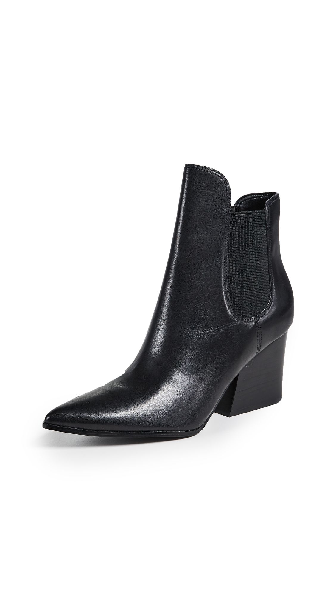 KENDALL + KYLIE Finley Leather Booties | Shopbop